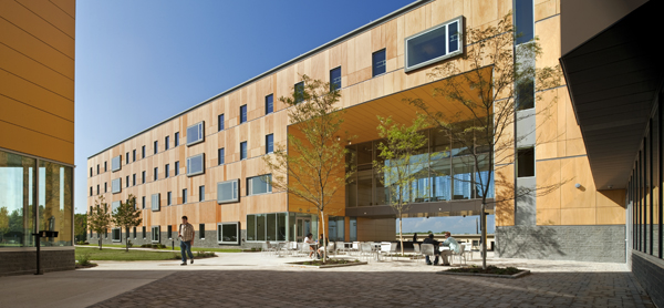 Student Residence Hall, Roger Williams University: Bristol RI, Architect: Perkins + Will