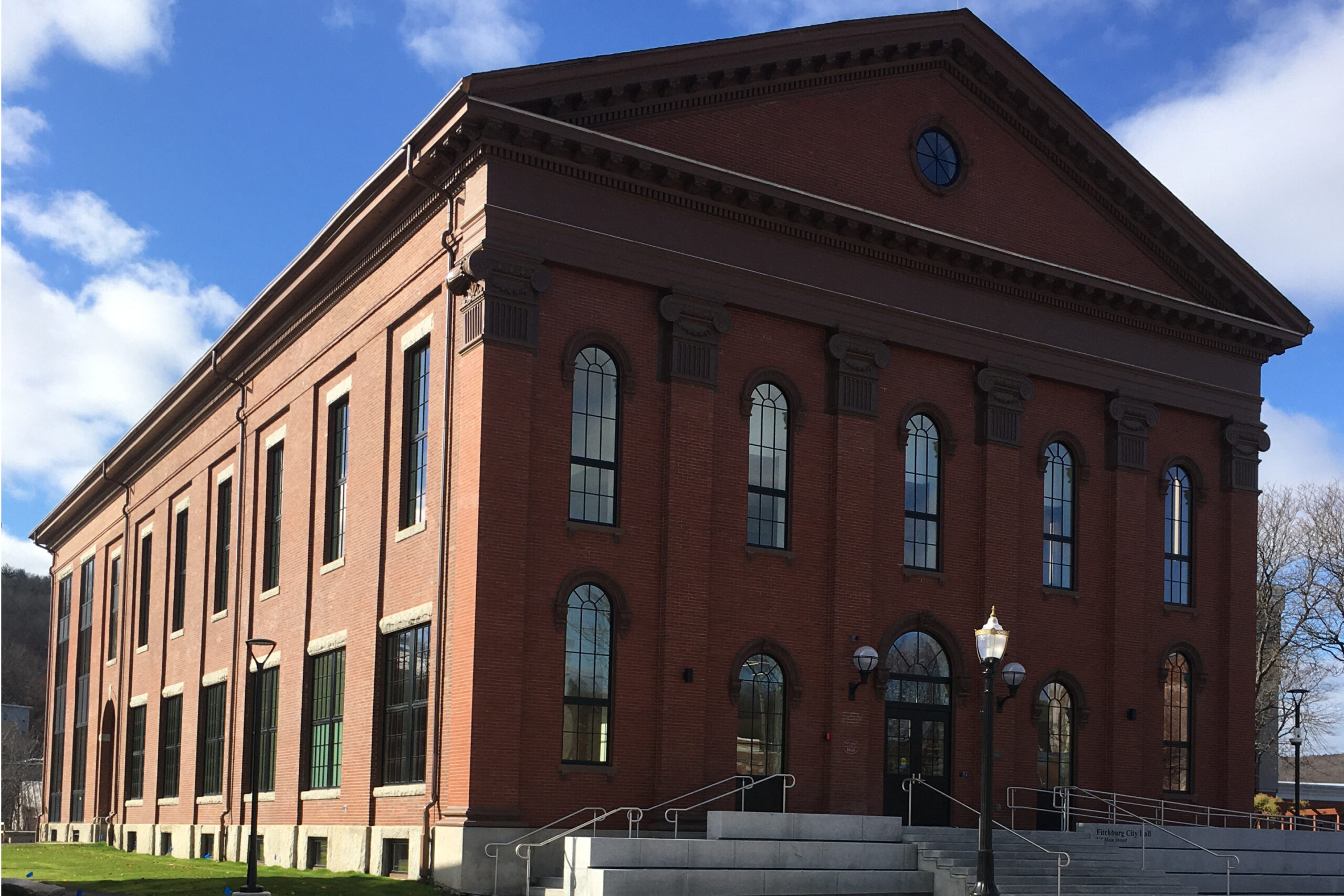 Exterior View Showing Fitchburg City Hall